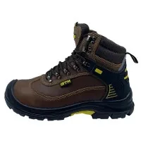 Work boots GTM r.40 composite toe, brown leather S1P SRC (SM-075-40)