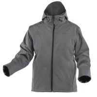 Куртка робоча Hoegert INN HT5K254-XL з капюшоном SoftShell 94% поліестер/6% еластан графіт, XL (54) (HT5K254-XL)