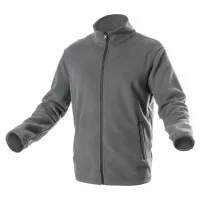 Кофта робоча Hoegert PASADER HT5K382-XL 100% поліестер темно-сіра, XL (54) (HT5K382-XL)
