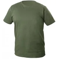 Футболка робоча Hoegert VILS HT5K426-3XL 100% бавовна темно-зелена, 3XL (58) (HT5K426-3XL)