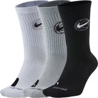 Шкарпетки Nike Crew Everyday Bball 3pr DA2123-902 38-42 3 пари Чорний/Білий/Сірий (194499745846)