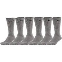 Шкарпетки Nike U NK ED PLS CSH CRW 6PR-132 SX6897-065 34-38 6 пар Сірі (195241138688)