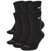 Шкарпетки Nike U NK ED PLS CSH CRW 6PR-132 SX6897-010 34-38 6 пар Чорні (193658363617)