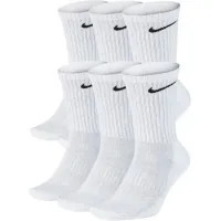 Шкарпетки Nike U NK EVERYDAY CUSH CREW 6PR-BD SX7666-100 34-38 6 пар Білі (194954124803)