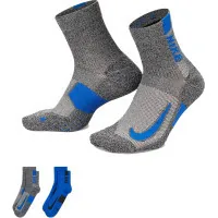 Socks Nike U NK MLTPLIER ANKLE 2PR - 144 SX7556-937 42-46 2 pairs Grey/Blue (196153841291)