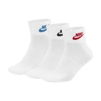 Socks Nike U NK NSW EVERYDAY ESSENTIAL AN 3PR DX5074-911 34-38 3 pairs White/Multicolor (196148785845)