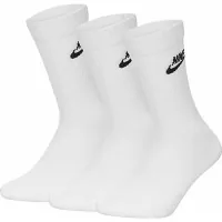 Socks Nike U NK NSW EVERYDAY ESSENTIAL CR 3PR DX5025-100 46-50 3 pairs White (196148785715)
