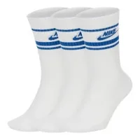 Socks Nike U NK NSW EVERYDAY ESSENTIAL CR 3PR DX5089-105 34-38 3 pairs White/Blue (196148786248)