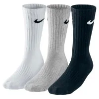 Socks Nike U NK V CUSH CREW - 3PR VALUE SX4508-965 38-42 3 pairs Black/White/Grey (685068095467)