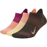 Socks Nike W NK EVERYDAY PLUS LTWT NS 3PR CV2964-902 34-38 3 pairs Multicolor (195244772520)