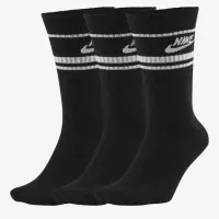 Socks Nike U Nk Crew Nsw Essential Stripe 3pr CQ0301-010 34-38 3 pairs Black (194955069226)