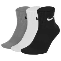 Socks Nike U NK EVERYDAY LTWT ANKLE 3PR SX7677-901 34-38 3 pairs Black/White/Grey (888407239182)