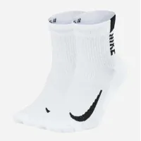 Socks Nike U NK MLTPLIER ANKLE 2PR SX7556-100 42-46 2 pairs White (194275663036)