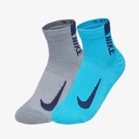 Socks Nike U NK MLTPLIER ANKLE 2PR SX7556-923 34-38 2 pairs Grey/Blue (194955548905)