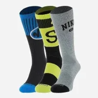 Socks Nike U NK SB EVERYDAY MAX LTWT CREW 3PR CU6478-902 34-38 3 pairs Multicolor (194500854062)