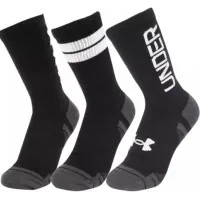 Шкарпетки Under Armour 1379515-002 Perf Tech Nov 3 пари Crew чорний MD (196884681982)