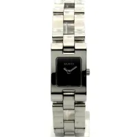 Наручний годинник Gucci 2305L 22335 BLK/STEEL BRACELET