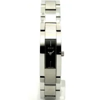 Наручний годинник Gucci 4605L 24636 BLK/STEEL/BRACELET