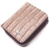 Wallet Karya Made of genuine leather Beige (21413)