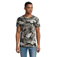 Футболка Sol's Camo men сірий камо S (01188521S)