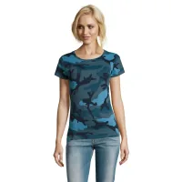 T-shirt Sol's Camo women blue camo L (01187536L)