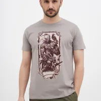 T-shirt Sol's Imperial Cossack with hawk light gray XL (11500380/396XL)