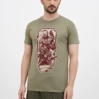 T-shirt Sol's Imperial Cossack with hawk khaki XL (11500268/396XL)