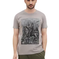 Футболка Sol's Imperial Knight Death and the Devil світло-сірий M (11500380/394M)