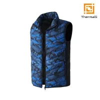 Жилет з підігрівом Thermalli La Norma синій комуфляж M (40880003M)