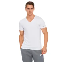 T-shirt Kappa T-shirt Mezza Manica Scollo V K1315 Bianco white XXL (8052394816271)