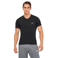 T-shirt Kappa T-shirt Mezza Manica Scollo V K1316 Nero black XXL (8052394816721)