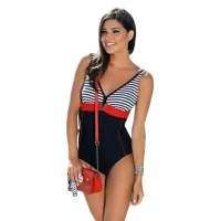 Swimsuit Aqua Speed Maris 335-01 blue, red, white 40 (5908217672872)