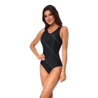 Swimsuit Aqua Speed Sophie 441-01 black, green 52 (5908217624727)