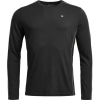 Термокофта Ortovox 185 Rock'n'Wool Long Sleeve Mns black raven - XXL - чорний (025.001.1289)