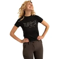 T-shirt Turbat Magic Logo SS Wmn caviar - XS - black (012.004.5567)