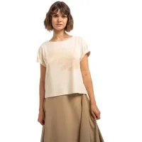 T-shirt Turbat Misool Wmn cloud cream/brown - M - beige/brown (012.004.6330)