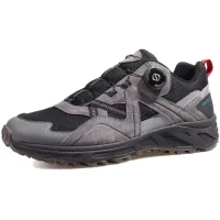 Humtto Men's Trekking Hiker Quick Lace Gray/Black 46 (110629A-2-46)