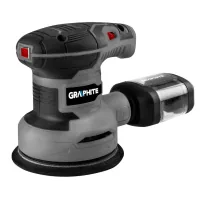 Graphite eccentric sander 300W, 125mm, 7000-13000rpm (59G348)