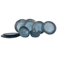Набір для пікніка Gimex Tableware Stone 12 Pieces 4 Person Dark Blue (6917100) (DAS303880)