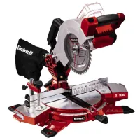 Miter saw Einhell TE-MS 18/210LI - Solo, PXC, 18V, disc 210x30mm, LED, laser (without battery and charger) (4300890)