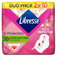 Hygienic pads Libresse Ultra Normal Aloe Vera & Camomile 20 pcs. (7322540344011)