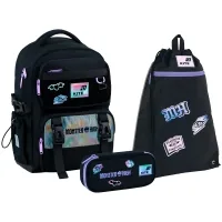 Шкільний набір Kite 1022 Education Monster High (SET_MH26-1022M)