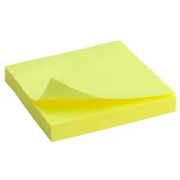 Paper for notes Axent 75x75mm, 100 sheets yellow (D3414-11)