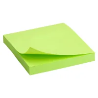 Paper for notes Axent 75x75mm, 100 sheets green (D3414-12)