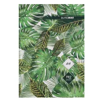 Канцелярська книга Buromax А4 FLORISTICA 192 аркушів, клітинка, зелений (BM.24419101-04i)