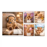 Notebook September 1 Bear stories A5 18 sheets lined (768973)