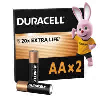 Duracell AA alkaline battery 2 pcs. in packaging (5000394058163 / 81551267)