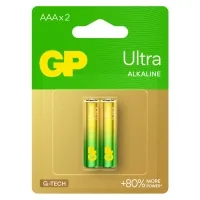Батарейка Gp AAA LR03 ULTRA Alcaline * 2 (24AUETA21-2BC2 / 4891199027642)