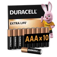 Duracell AAA alkaline battery 10 pcs. in packaging (5002509/5006462)