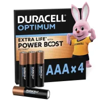 Battery Duracell Optimum AAA alkaline 4 pcs. in packaging (5015596)